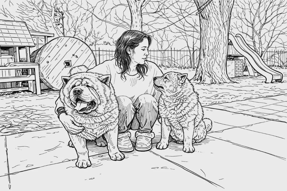Dessin : les débuts de DogsFresh, l’élevage de Chow Chows